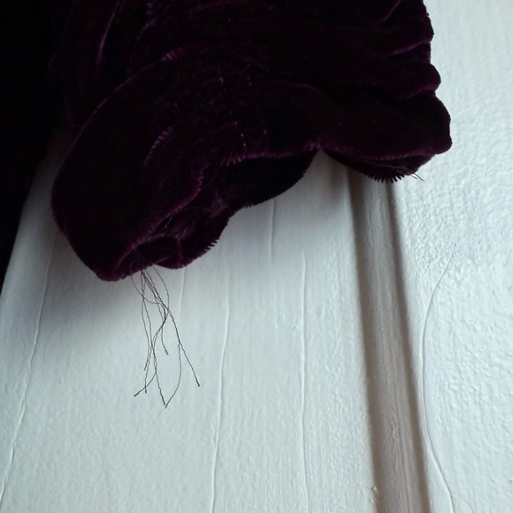 1940’s silk velvet dress - Picture 6 of 11